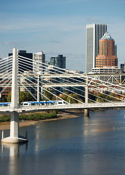 The newest bridge across Portland's famous riverfront