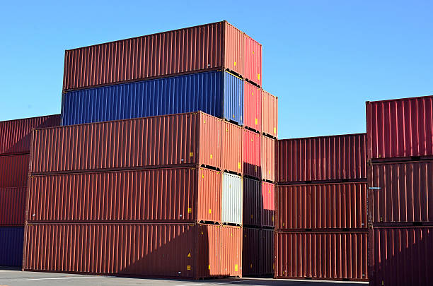 istock Cargo container yard, the Port of Tokyo, Japan 498579404