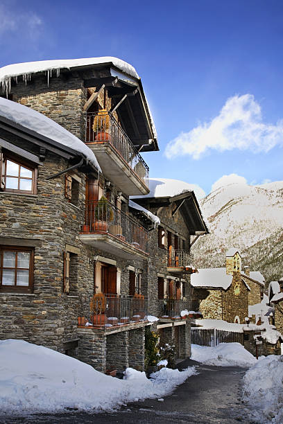 istock Old street in Llorts. Andorra 498580128