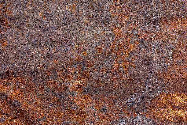 Old rusted metal surface texture stock photo