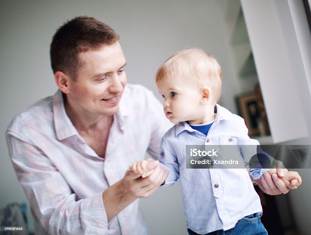 Padre e hijo - Foto de stock de 12-17 meses libre de derechos