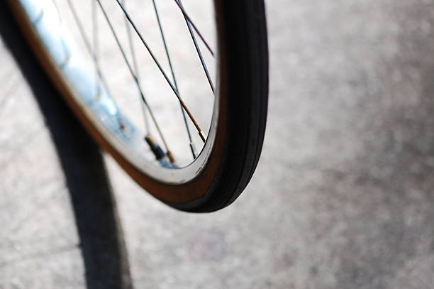 istock Bike Tire and Shadow 498582091