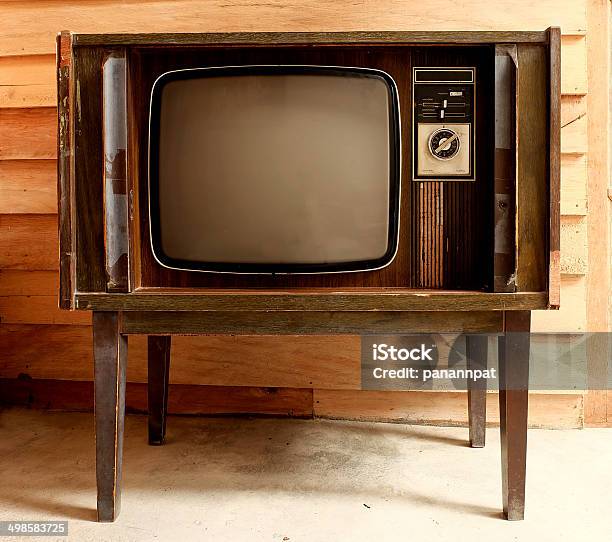 Television Stock Photo - Download Image Now - Antique, Television Set, Analog