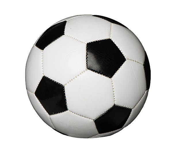 istock Football Soccer Ball on White 498583774