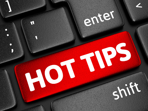 Hot tips computer key.