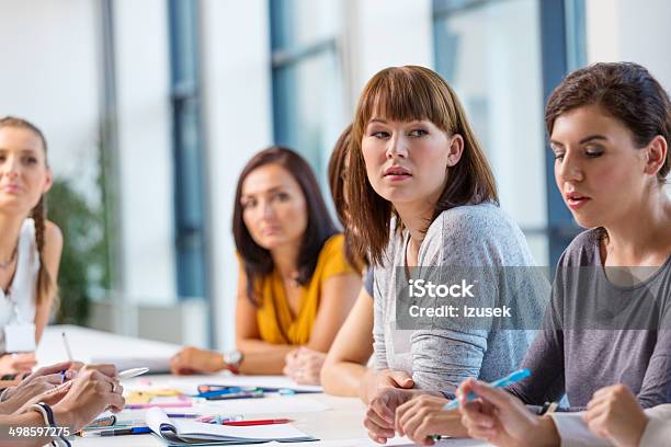 Seminar For Women Stock Photo - Download Image Now - Education Training Class, Learning, Seminar
