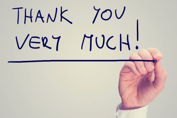 Thank You Very Much Stock Photo - Download Image Now - Admiration