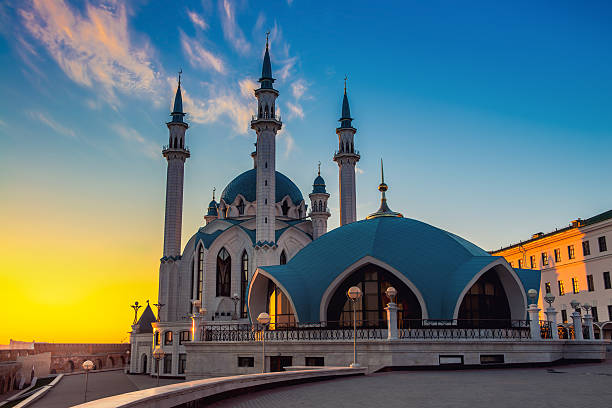 istock Qol Sharif Mosque at sunset in Kazan 498600496
