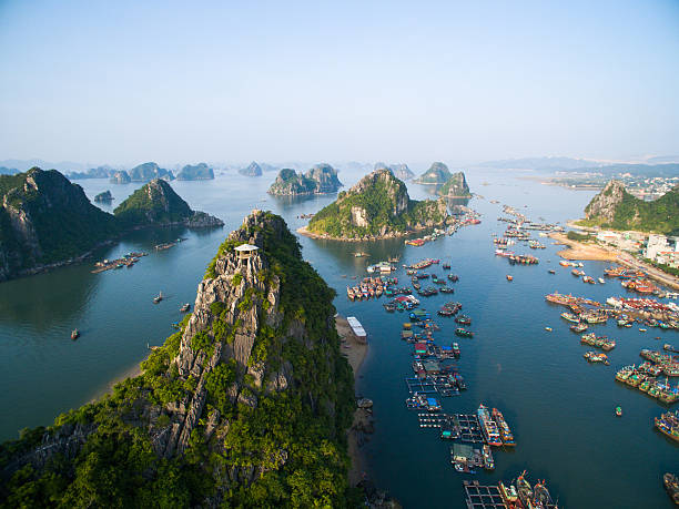 Beautiful landscape in Halong bay, Vietnam Beautiful landscape in Halong bay, Vietnam hanoi stock pictures, royalty-free photos & images