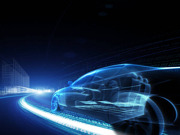 istock Urban highway traffic at night 498604548