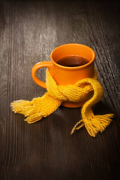 istock glass of tea in a scarf 498604908