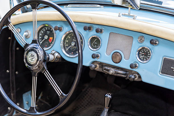istock Interior of Old Car 498605306