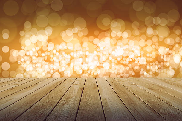 istock Perspective wood and bokeh light background 498606224