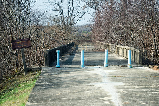 мост не вернуться на jsa - panmunjom стоковые фото и изображения