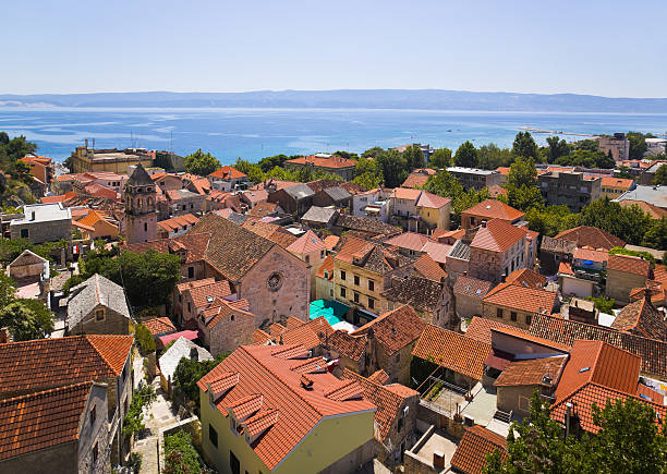 istock Town Omis in Croatia 498606620