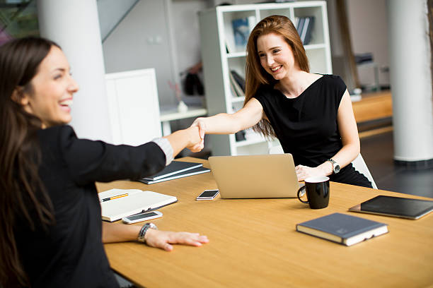 istock Young women working in the office 498609496