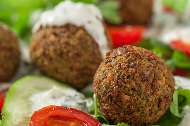 istock Falafel on salad leaves 498609769