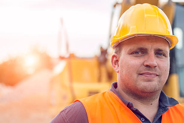 istock Portrait of an Earth Digger Driver 498610236