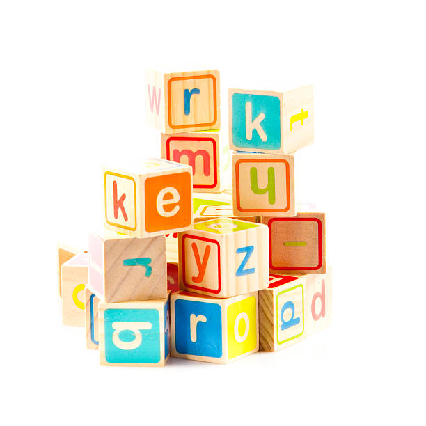 istock wooden toy cubes with letters. 498612625