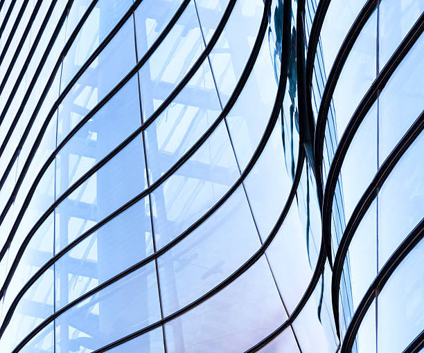 istock Glass wall building Modern Architecture details 498613429