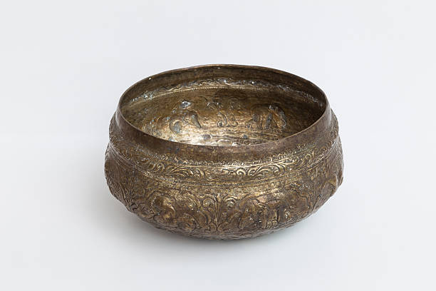istock Brass bowl or pinchbeck water dipper 498614091