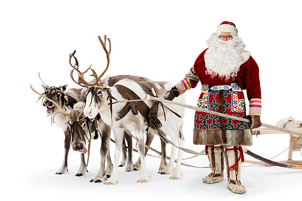 istock Santa Claus and his reindeer 498614640