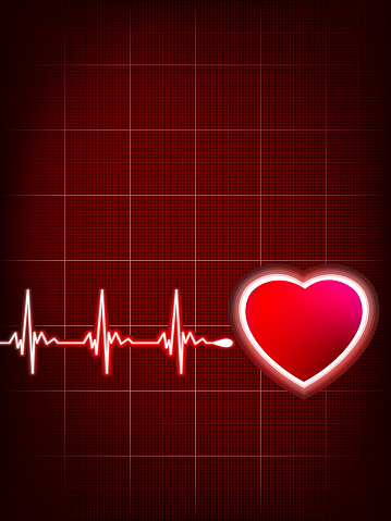 Abstract Heart Beats Cardiogram Eps 8 Stock Illustration - Download Image  Now - Abstract, Aggression, Backgrounds - iStock