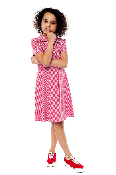 istock Little girl gesturing silence 498615727