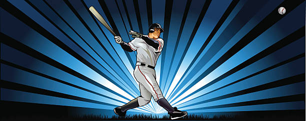 ilustrações de stock, clip art, desenhos animados e ícones de jogador de beisebol - men baseball cap focus determination