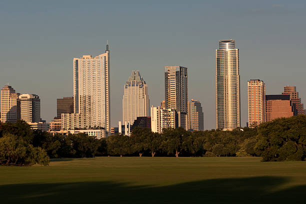 istock Austin Texas Skyline with Zilker Park 498616661