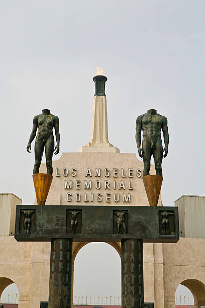 Coliseum Cauldron 110+ Memorial Coliseum Photos Stock Photos, Pictures & Royalty-Free ...