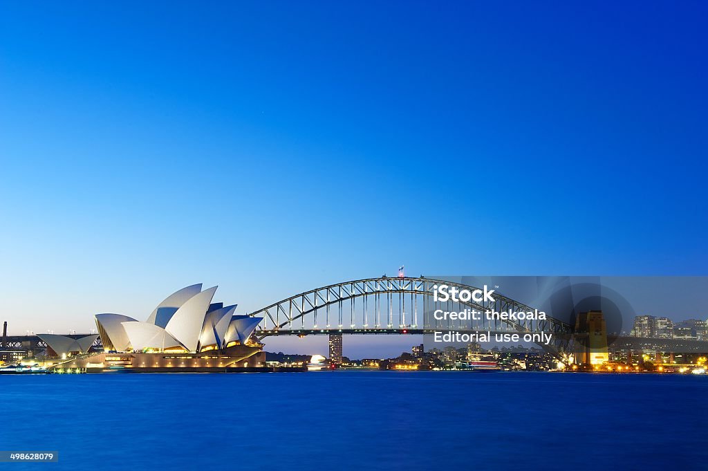 Skyline di Sydney - Foto stock royalty-free di Ponte del porto di Sydney