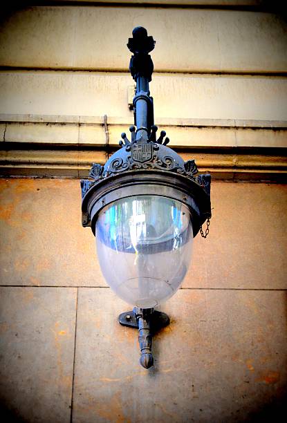 Street lamp, Barcelona, Spain