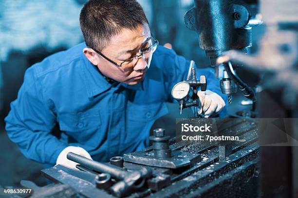 Engineer On Routine Maintenance Stock Photo - Download Image Now - Heavy Metal, Working, Electrical Equipment