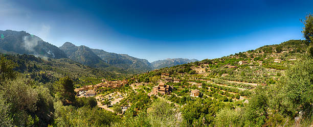 Fornalutx Village Majorca stock photo