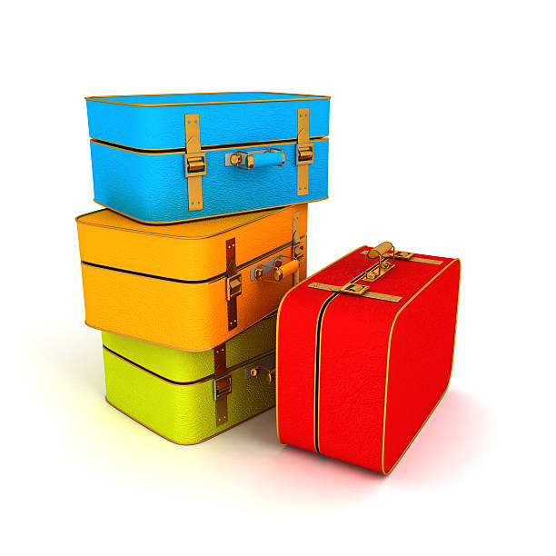 istock retro vintage traveling suitcases on white background 498643801