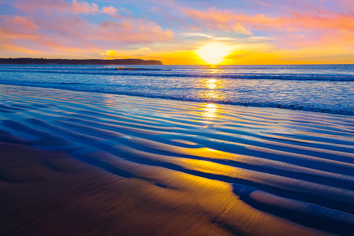 Sunset at Coronado Beach Point Loma, California