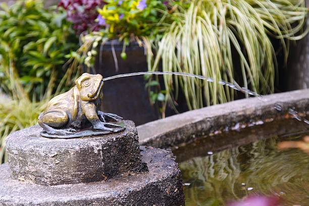 Ukraine. Odessa. 06.30.20. Sculpture of a frog at the Opera and Ballet Theater.