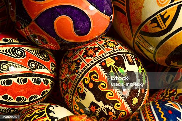 Ukrainische Ostern Eierpysanky Stockfoto und mehr Bilder von Bunt - Farbton - Bunt - Farbton, Farbbild, Farbton