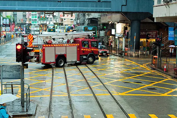 Street Under the Rain, Hong Kong