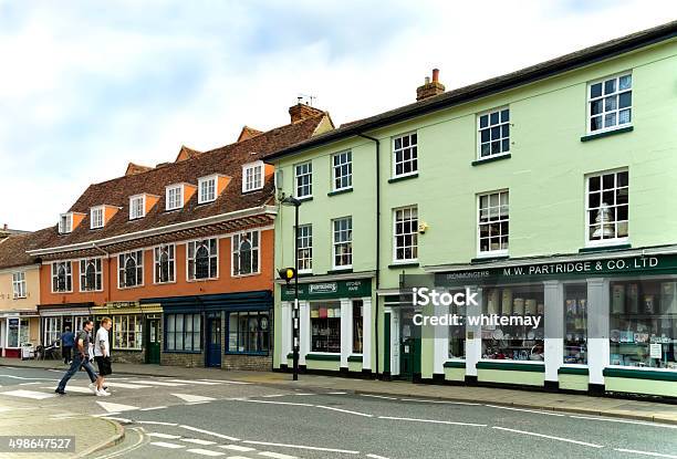 Shops In Hadleigh Suffolk Stock Photo - Download Image Now - Adult, Ancient, Brand Name