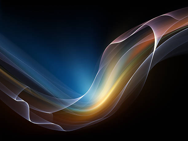 istock Lights of Fractal Waves 498647977