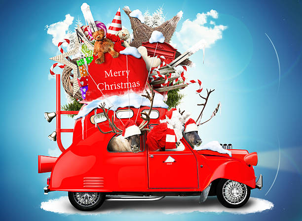 istock Santa Claus with reindeer 498649390