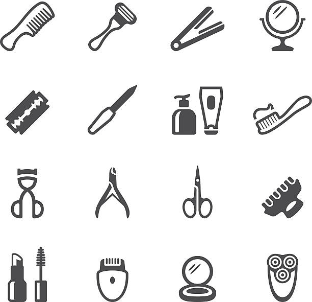 Soulico icons - Personal Accessory Soulico collection - Personal Accessory icons. razor blade stock illustrations
