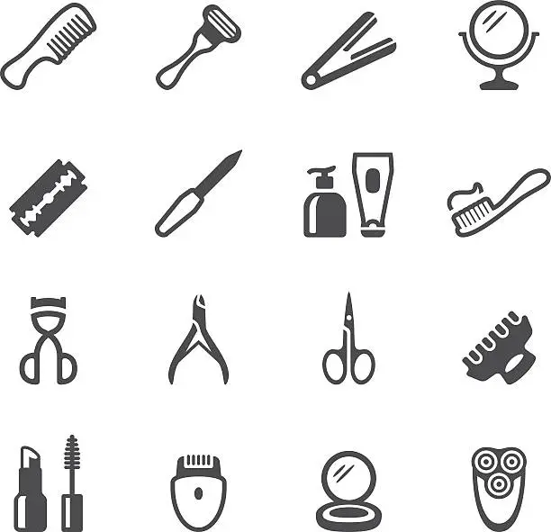 Vector illustration of Soulico icons - Personal Accessory