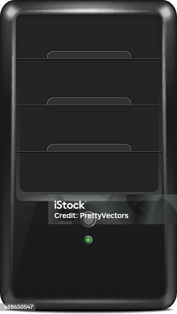 System Unit Case Vector Isolated Realistic Vector System Unit Stock Illustration - Download ...