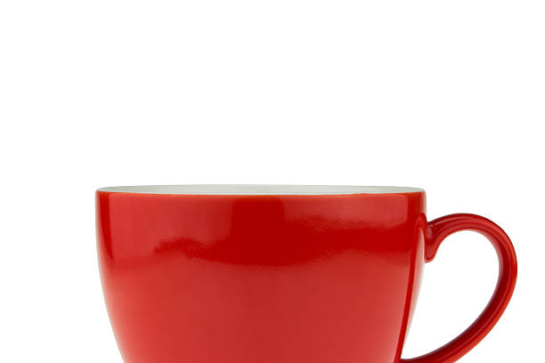 istock red empty cup of coffee isolated on white background 498653598