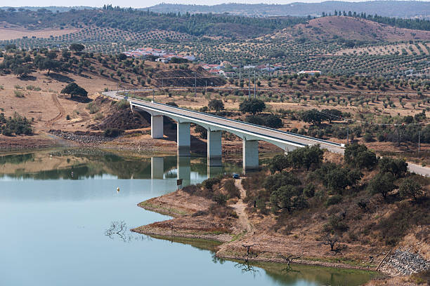 istock View over the Alqueva bridge  Portugal 498654570