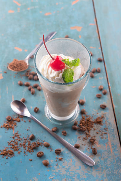 istock Ice Mocha / Chocolate Coffee drinks with whipped cream 498659980