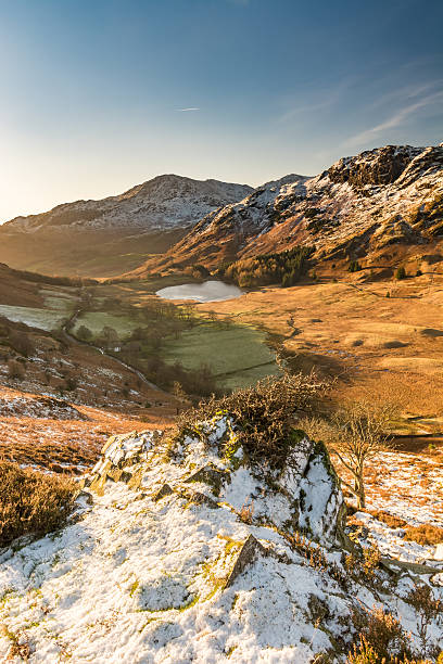 istock View Of Blea Tarn From Side Pike On Winter Morning. 498660486